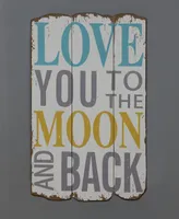 Love You To The Moon And Back Wall Decor