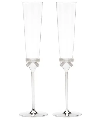 kate spade new york Set of 2 Grace Avenue Toasting Flutes