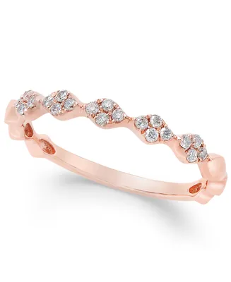 Diamond Stackable Band (1/8 ct. t.w.) in 14k Gold, White Gold or Rose Gold