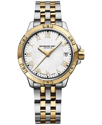 Raymond Weil Women's Swiss Tango Two-Tone Pvd Stainless Steel Bracelet Watch 30mm 5960-stp-00308