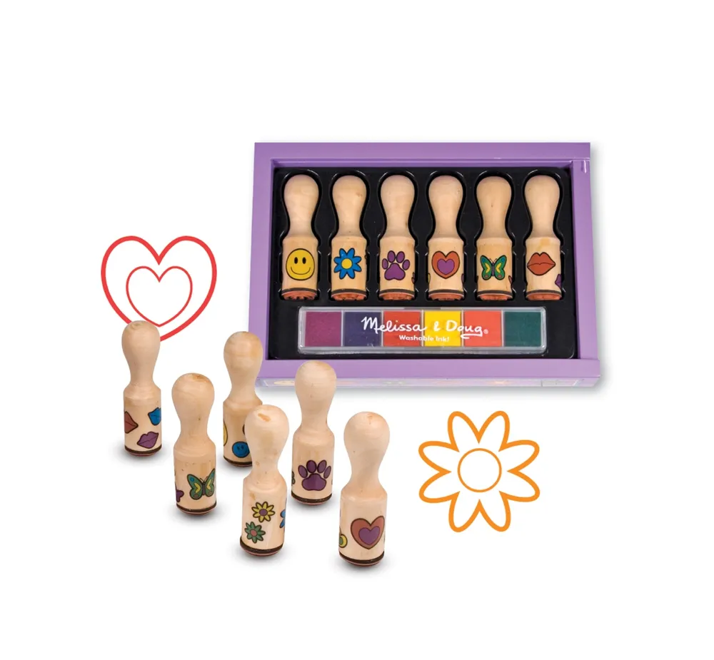 Melissa & Doug Wooden Stamp Activity Set: Horse Stable - 10 Stamps, 5  Colored Pencils, 2-Color Stamp Pad - Horse Stamps With Washable Ink, Horse  Gifts