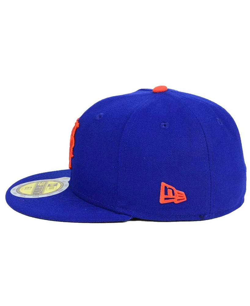 New Era Big Boys and Girls York Mets Authentic Collection 59FIFTY Cap