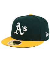 New Era Big Boys and Girls Oakland Athletics Authentic Collection 59FIFTY Cap