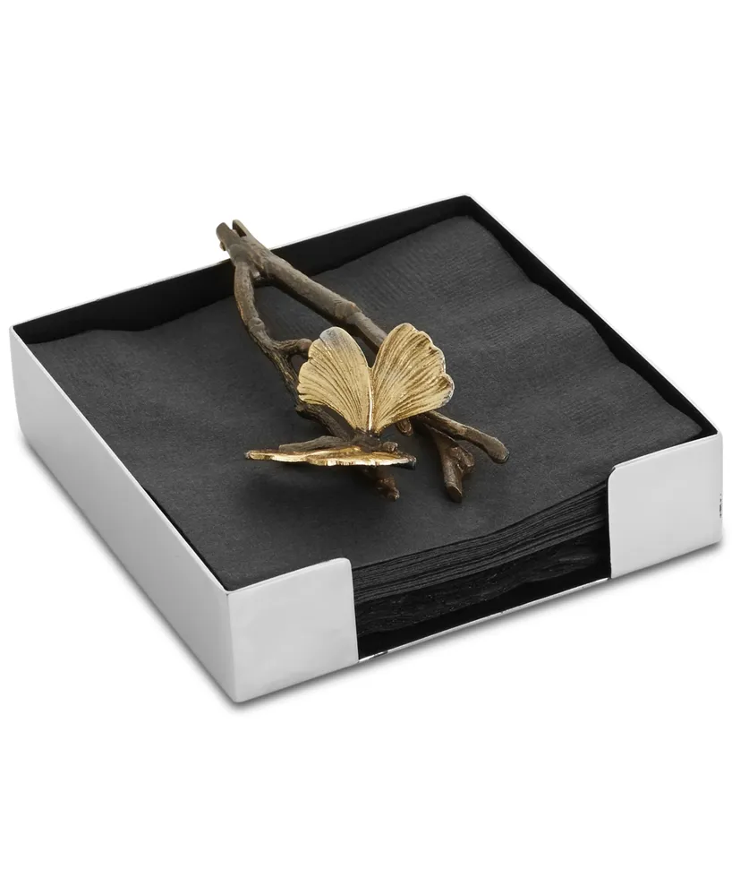 Michael Aram Butterfly Ginkgo Cocktail Napkin Holder