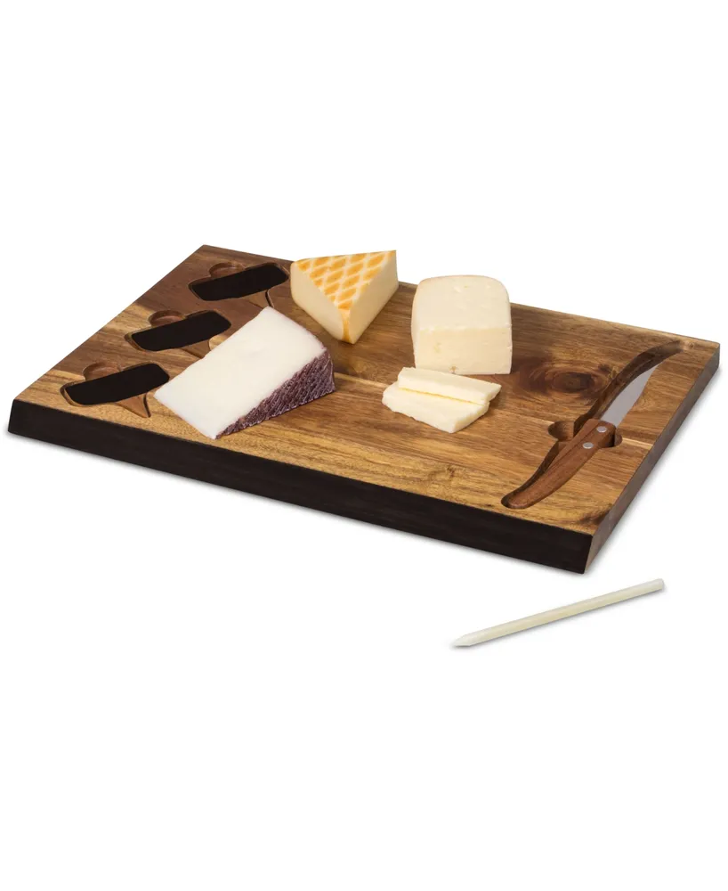 Toscana by Picnic Time Delio Acacia Wood Cheese Board & Tools Set