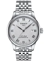 Tissot Men's Swiss Le Locle Stainless Steel Bracelet Watch 39mm