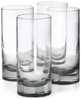 Hotel Collection Highball Glasses with Gray Accent, Set of 4, Created for Macy's