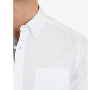 Nautica Men's Classic-Fit Stretch Solid Oxford Button-Down Shirt