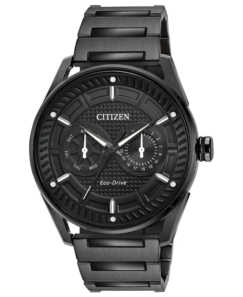 Citizen Drive from Citizen Eco-Drive Men's Black Stainless Steel Bracelet Watch 42mm