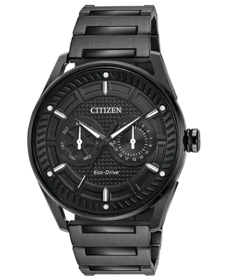 Citizen Drive from Citizen Eco-Drive Men's Black Stainless Steel Bracelet Watch 42mm