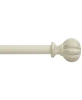 Kenney Rachel 5/8" Window Curtain Rod, 28"-48", Antique White