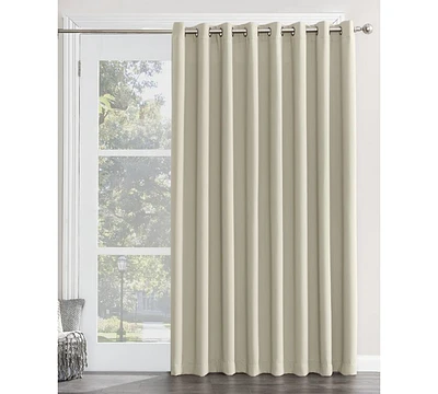 Preston Extra-Wide Blackout Grommet Sliding Patio Door Curtain Panel