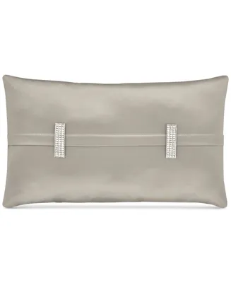 J Queen New York Satinique Decorative Pillow, 12" x 20"