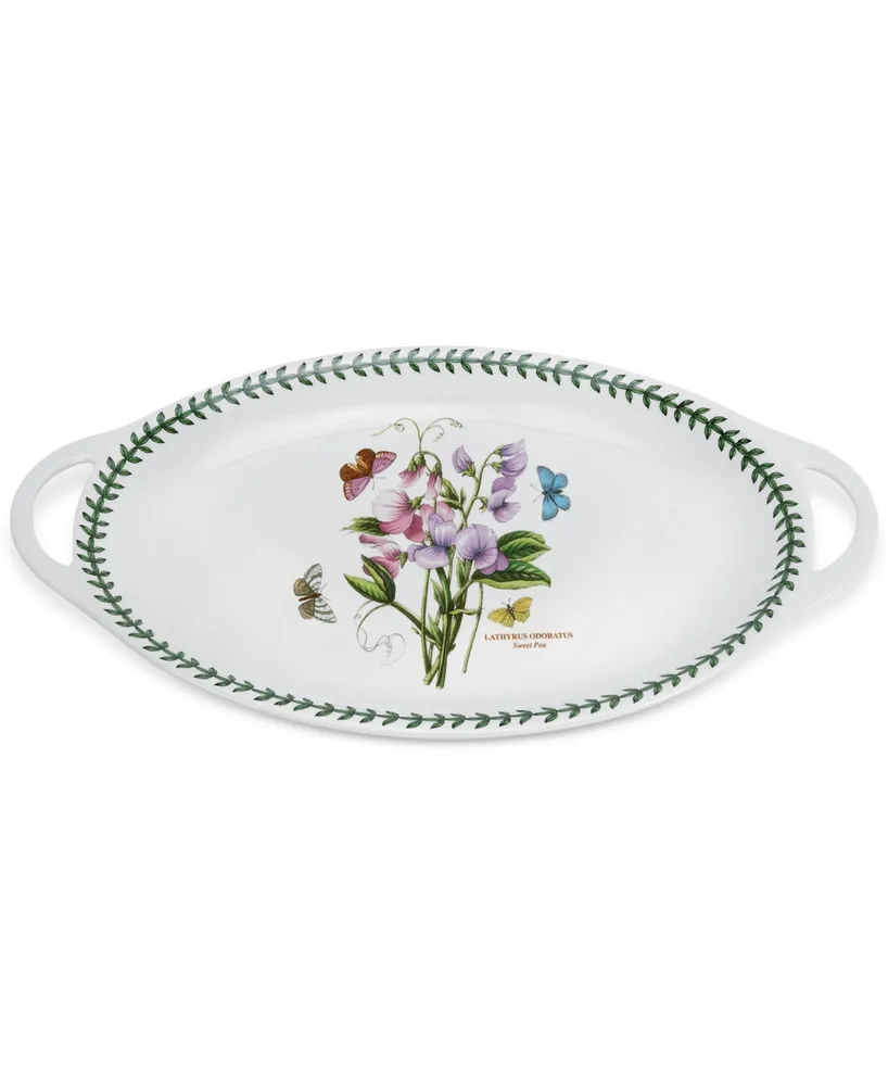 Portmeirion Botanic Garden Oval Handled Platter