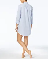 Lauren Ralph Roll Cuff Sleepshirt Nightgown