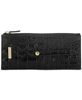 Brahmin Credit Card Melbourne Embossed Leather Wallet