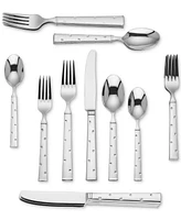 kate spade new york Larabee Dot 20 Piece Flatware Set, Service for 4