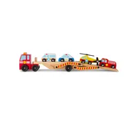 Melissa & Doug Emergency Vehicles Carrier Play Set