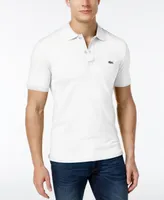 Men's Lacoste Slim Fit Short Sleeve Ribbed Polo Shirt