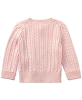 Polo Ralph Lauren Baby Girls Cable-Knit Cotton Cardigan