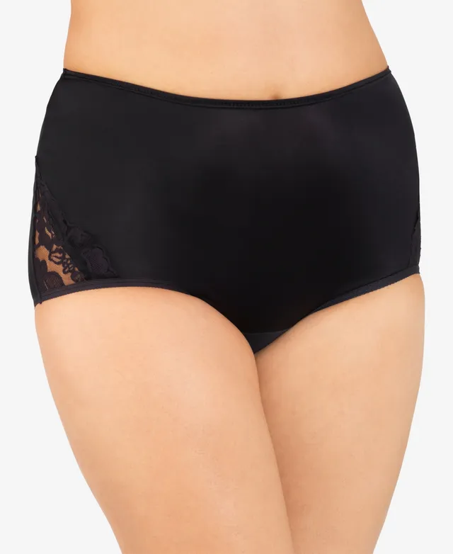 Vanity Fair Perfectly Yours Lace Nouveau Nylon Brief Underwear 13001,  extended sizes available