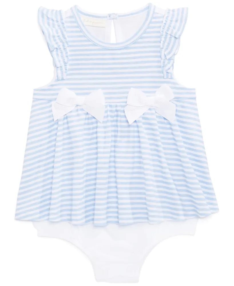 First Impressions Baby Girls Striped Sunsuit, Created for Macy's