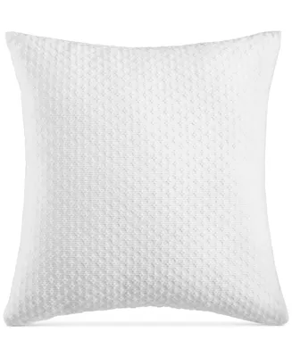 Charter Club Damask Designs Woven Tile Decorative Pillow, 18" x 18",, Created for Macy's