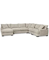 Closeout! Rhyder -Pc. Fabric Sectional Sofa with Chaise