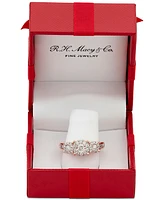 Diamond Three Stone Engagement Ring (3/4 ct. t.w.) 14k White, Yellow or Rose Gold