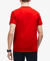 Men's Lacoste Classic V-Neck Soft Pima Cotton Tee Shirt