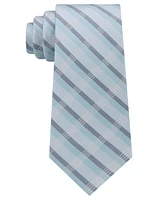 Calvin Klein Men's Creme Plaid Tie