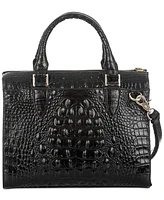 Brahmin Anywhere Convertible Melbourne Embossed Leather Satchel