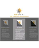 Sunsmart Julie Botanical Print Blackout Window Panels