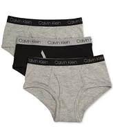 Calvin Klein 3-Pk. Cotton Briefs, Little Boys & Big