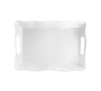 Q Squared Ruffle Melamine Rectangular Tray