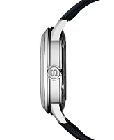 Seiko Men's Automatic Presage Black Leather Strap Watch 40.5mm