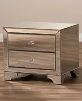 Farrah Mirrored Nightstand