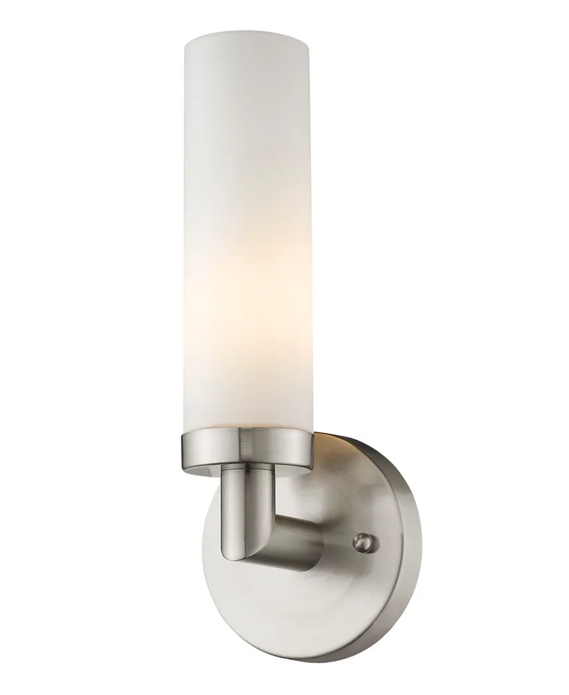 Livex Aero 1- Light Brushed Nickel Sconce