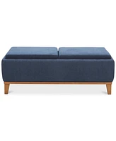 Jollene Fabric Storage Cocktail Ottoman, Created for Macy's