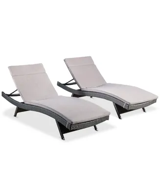 Sienna Outdoor Chaise Lounge (Set Of 2)