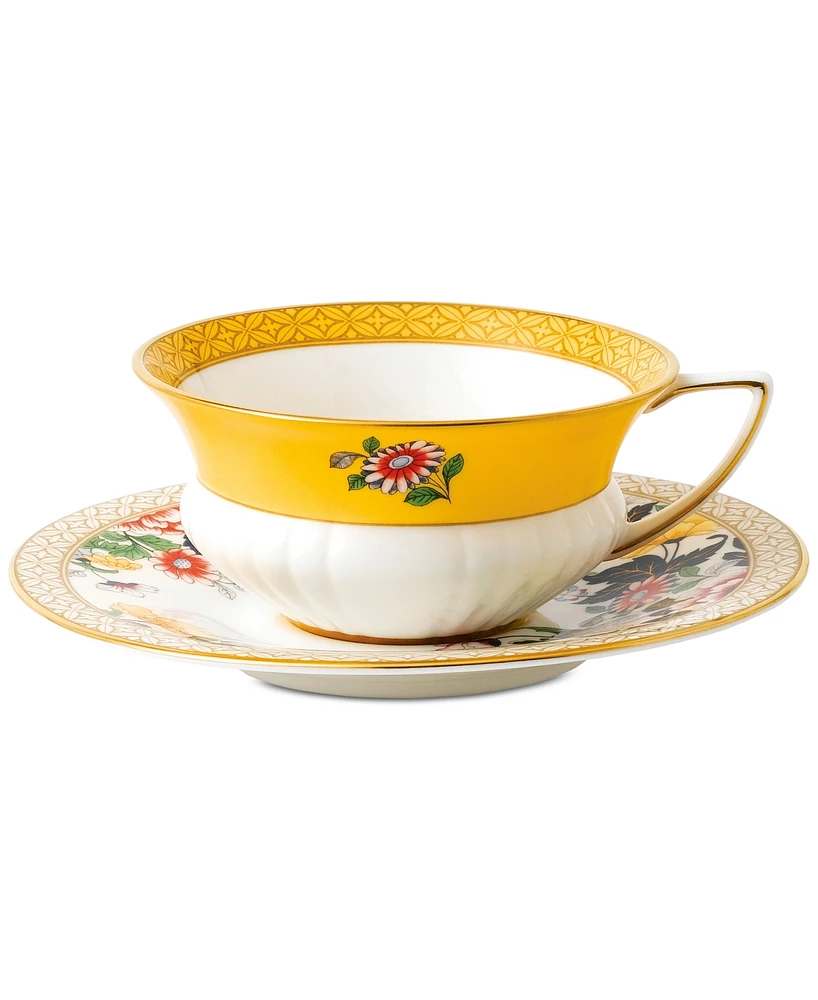 Wedgwood Wonderlust Primrose Teacup & Saucer