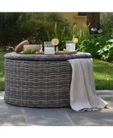 Elle Decor Vallauris Outdoor Storage Coffee Table