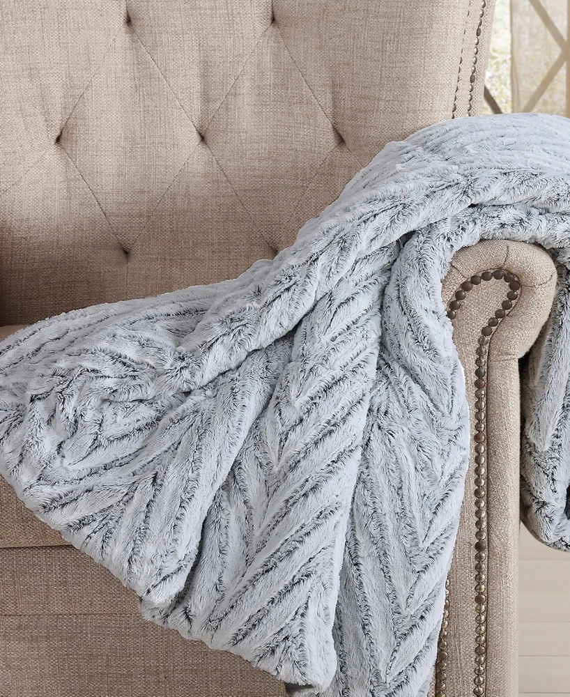 Liz Claiborne Luxe Chenille Throw - JCPenney