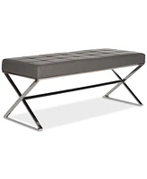 Maran Faux Leather Bench