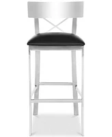 Elward Faux Leather Bar Stool