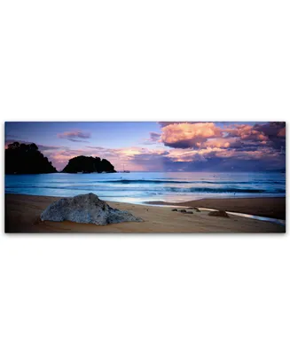 David Evans 'Kaiteriteri Sunset' Canvas Art