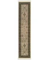 Oriental Weavers Masterpiece Tabriz Ivory 2'3" x 10' Runner