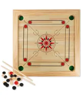 25-Pc. Carrom Board Game Set