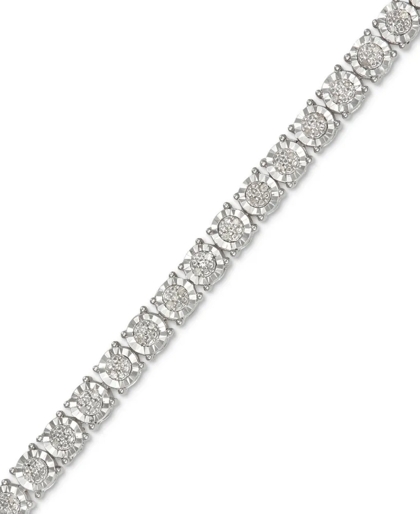 Diamond Tennis Bracelet (1/4 ct. t.w.) in Sterling Silver