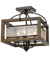 Cal Lighting 4-Light Semi-Flush Pendant